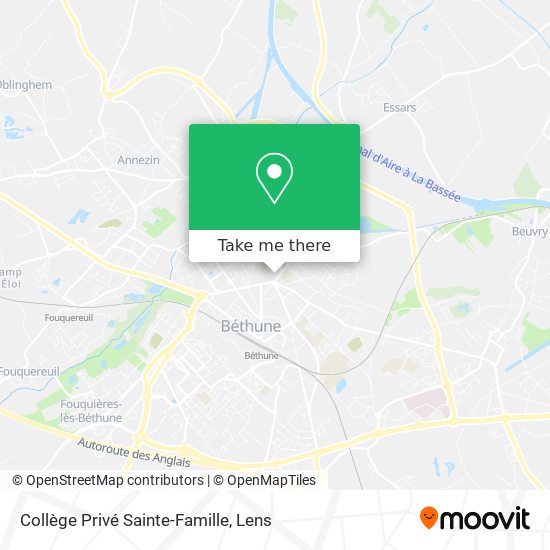 Collège Privé Sainte-Famille map