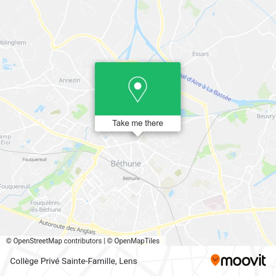 Collège Privé Sainte-Famille map