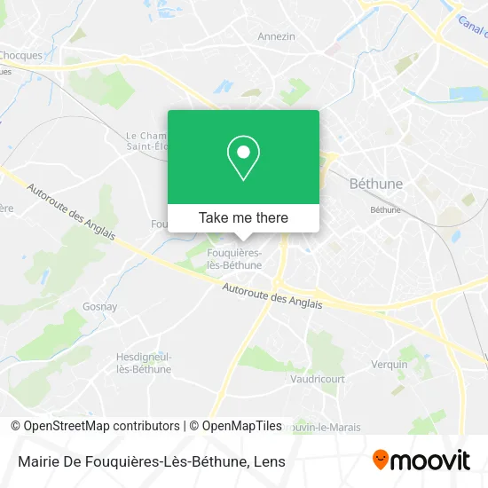 Mairie De Fouquières-Lès-Béthune map