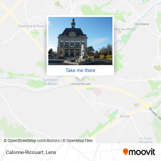 Calonne-Ricouart map