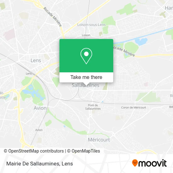 Mairie De Sallaumines map