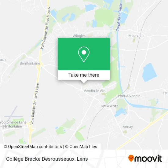 Collège Bracke Desrousseaux map