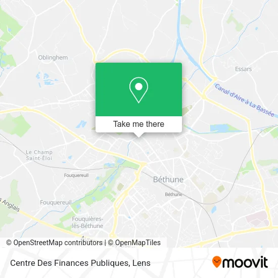 Centre Des Finances Publiques map