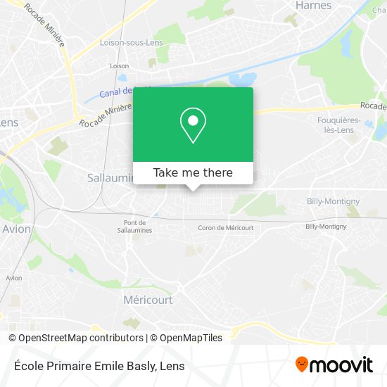 École Primaire Emile Basly map