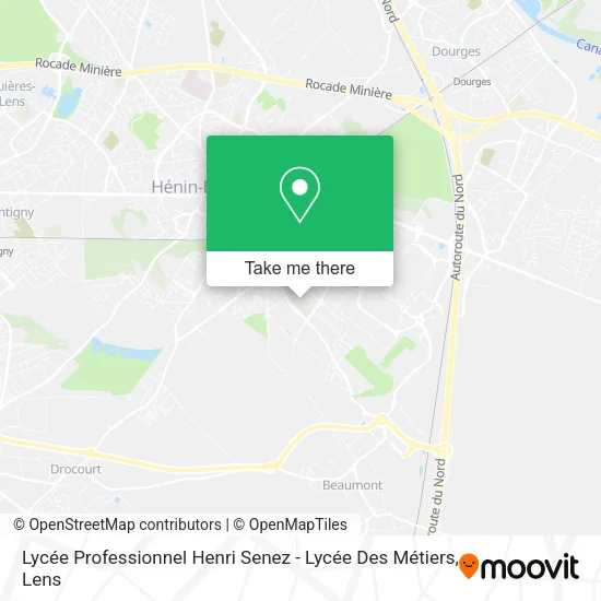 Lycée Professionnel Henri Senez - Lycée Des Métiers map