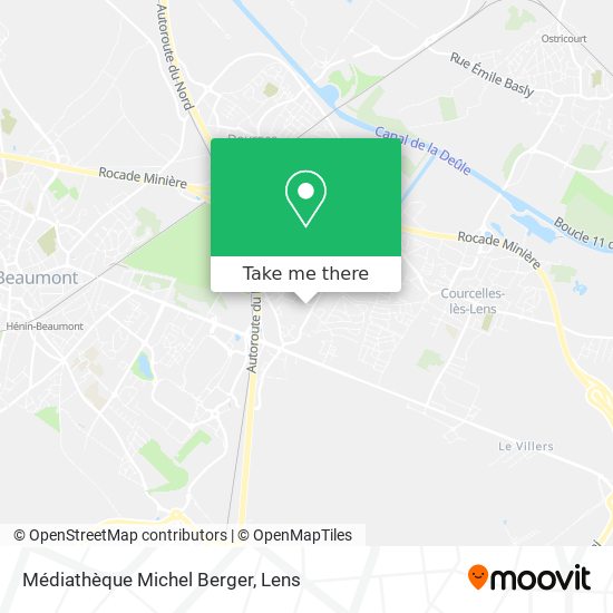 Médiathèque Michel Berger map