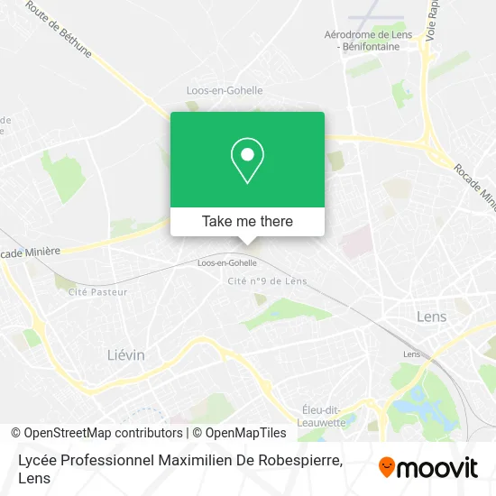 Lycée Professionnel Maximilien De Robespierre map