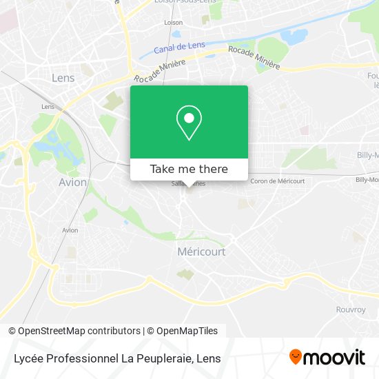 Lycée Professionnel La Peupleraie map