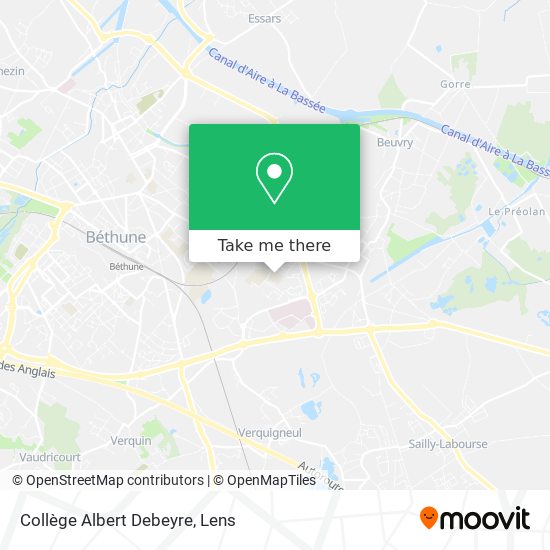 Collège Albert Debeyre map