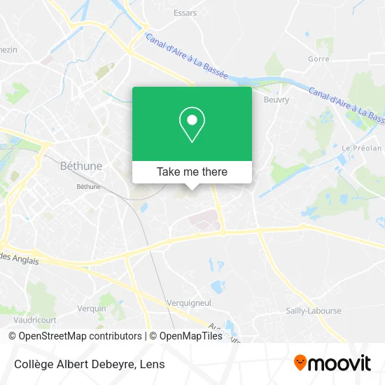Collège Albert Debeyre map