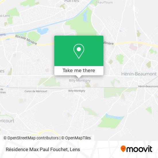Résidence Max Paul Fouchet map