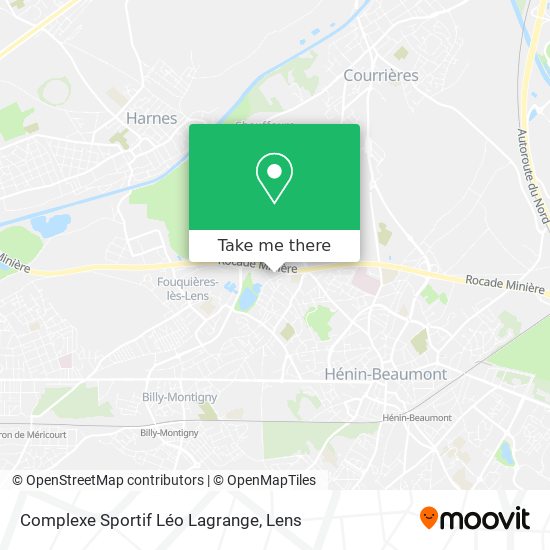 Complexe Sportif Léo Lagrange map