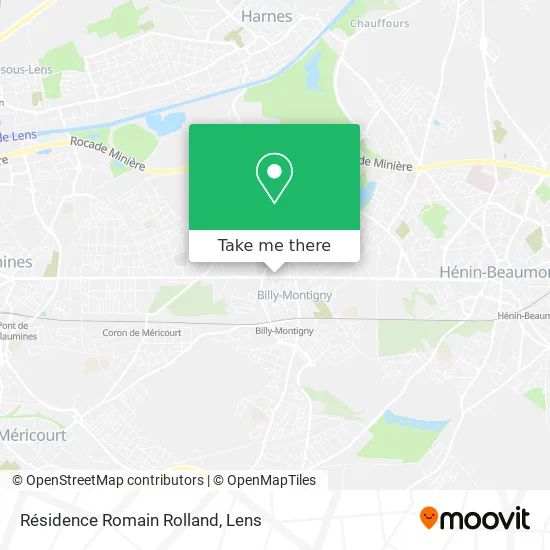 Résidence Romain Rolland map