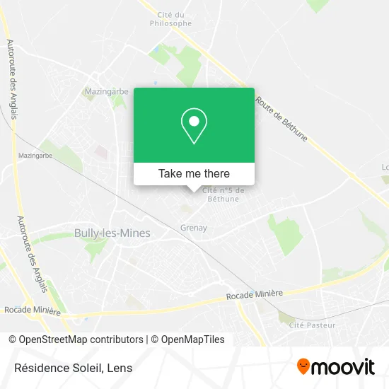 Résidence Soleil map