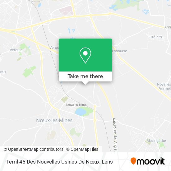 Terril 45 Des Nouvelles Usines De Nœux map