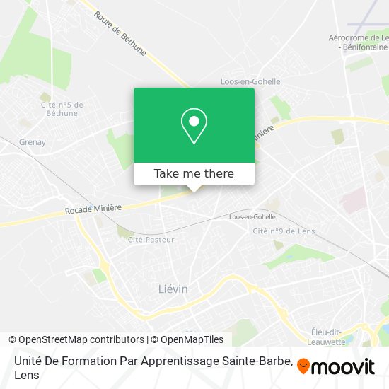 Mapa Unité De Formation Par Apprentissage Sainte-Barbe