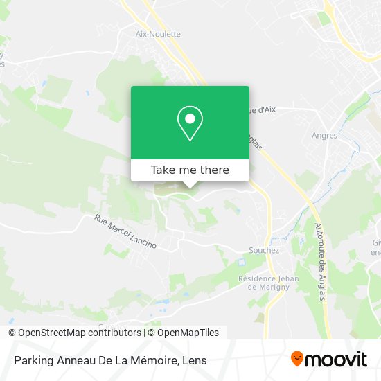 Parking Anneau De La Mémoire map