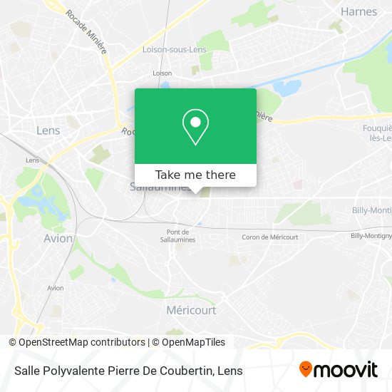 Salle Polyvalente Pierre De Coubertin map
