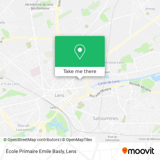 École Primaire Emile Basly map