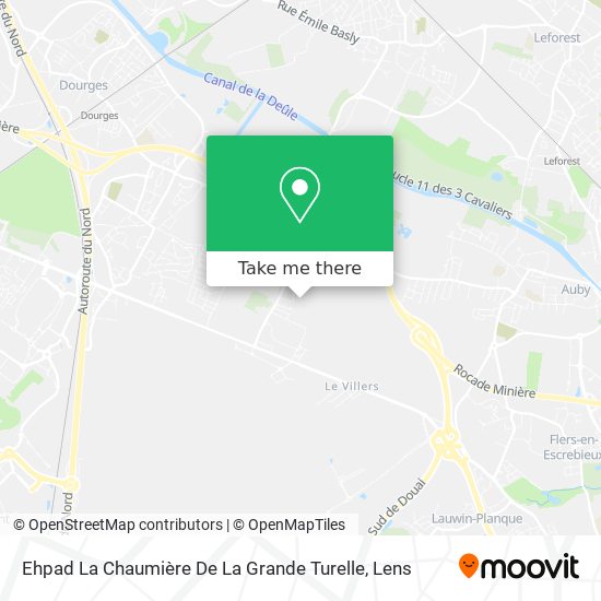 Ehpad La Chaumière De La Grande Turelle map