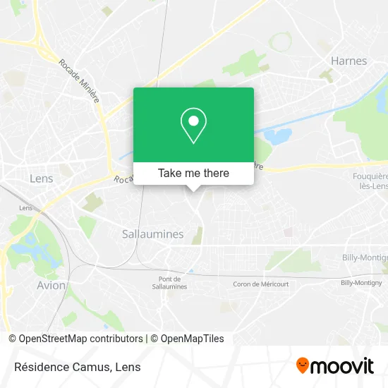 Résidence Camus map