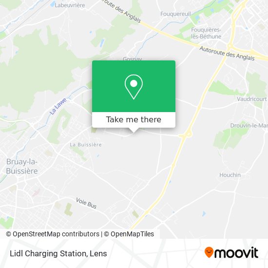 Mapa Lidl Charging Station