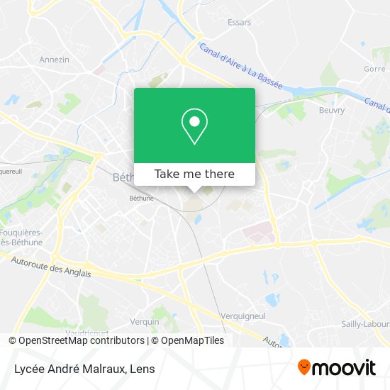 Lycée André Malraux map
