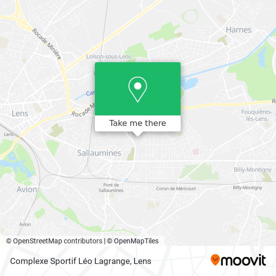 Complexe Sportif Léo Lagrange map