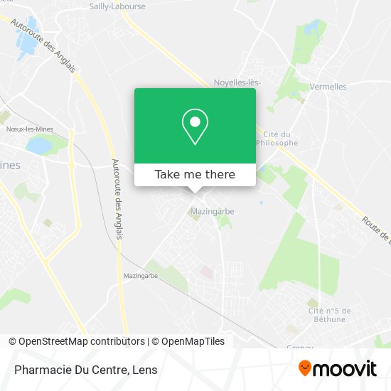 Pharmacie Du Centre map