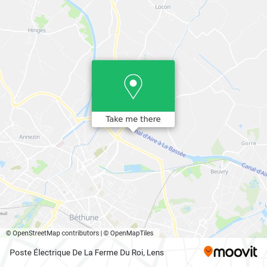 Poste Électrique De La Ferme Du Roi map