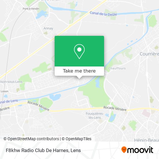 F8khw Radio Club De Harnes map