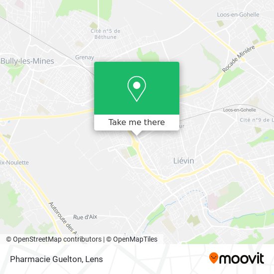 Pharmacie Guelton map