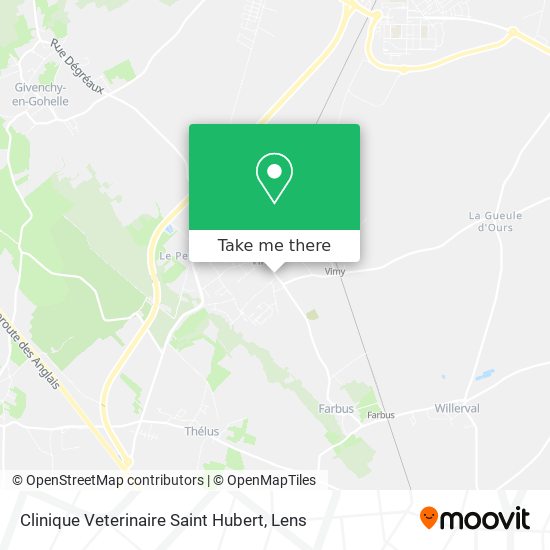 Clinique Veterinaire Saint Hubert map