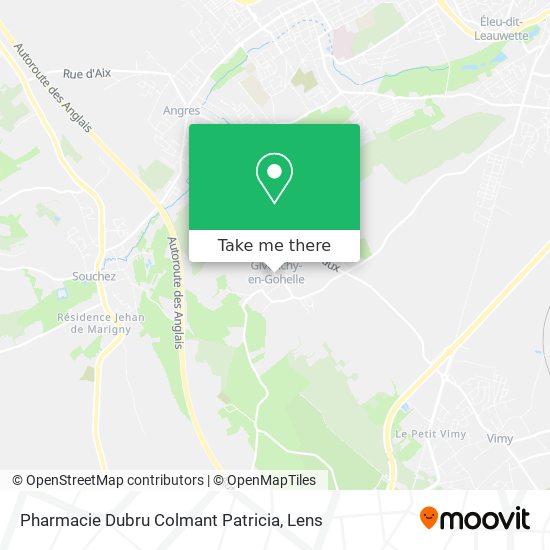 Mapa Pharmacie Dubru Colmant Patricia