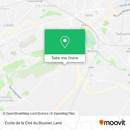 École de la Cité du Bouvier map