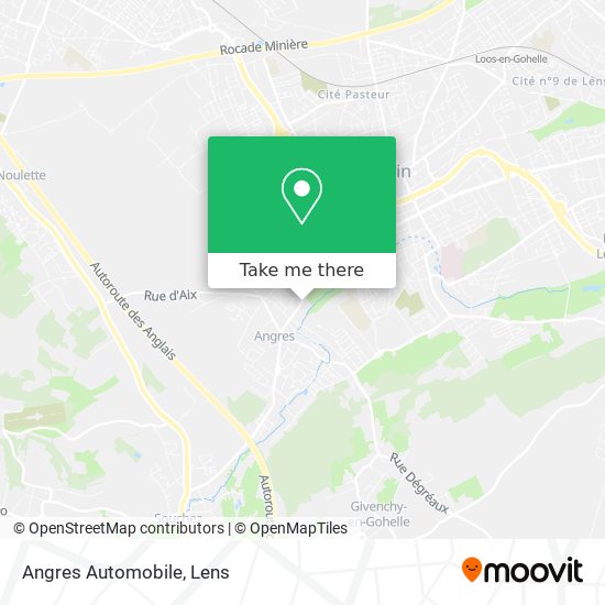 Angres Automobile map