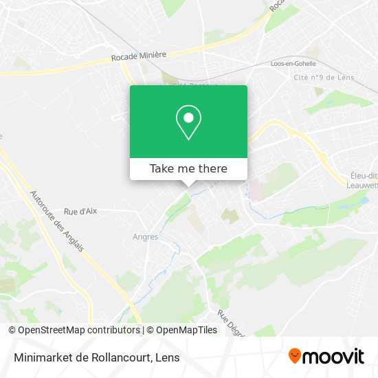 Minimarket de Rollancourt map