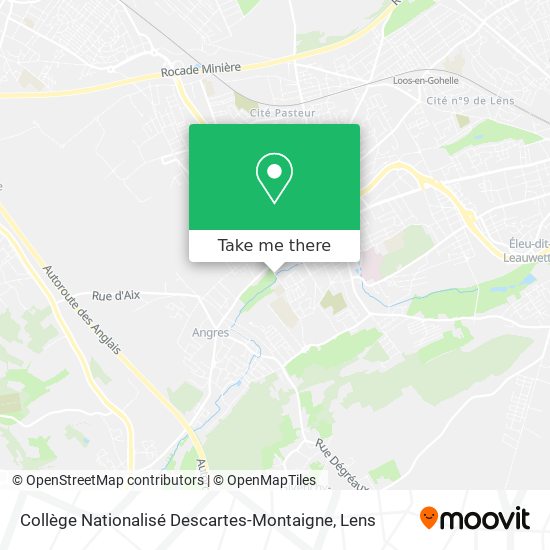 Collège Nationalisé Descartes-Montaigne map