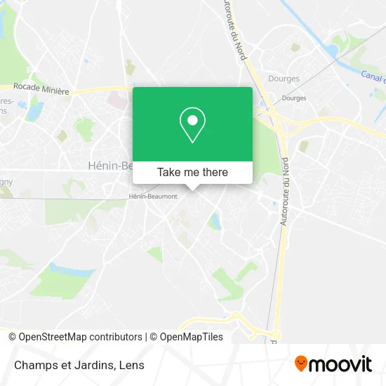 Champs et Jardins map