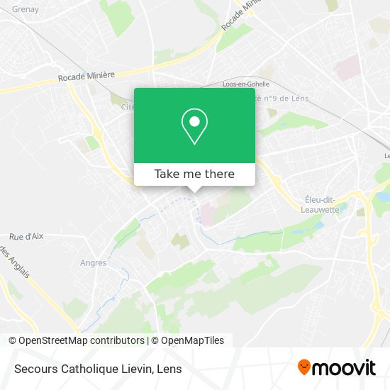 Secours Catholique Lievin map