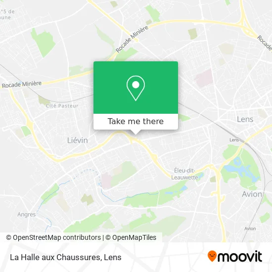 La Halle aux Chaussures map