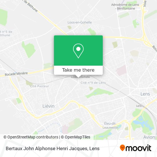 Bertaux John Alphonse Henri Jacques map