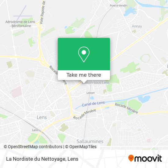 La Nordiste du Nettoyage map