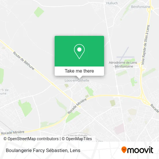 Boulangerie Farcy Sébastien map