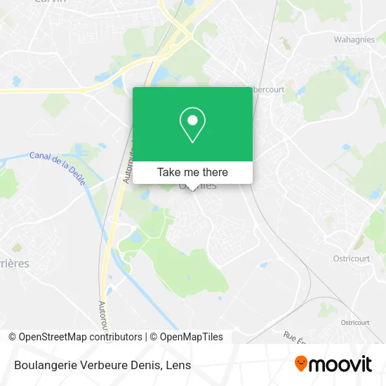 Boulangerie Verbeure Denis map