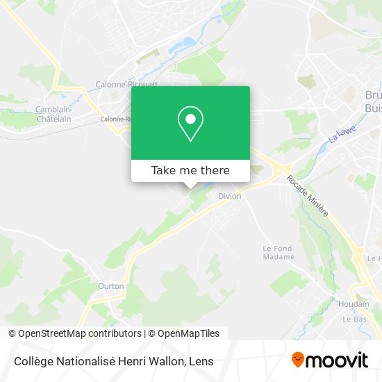 Collège Nationalisé Henri Wallon map