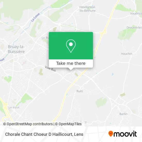 Chorale Chant Choeur D Haillicourt map