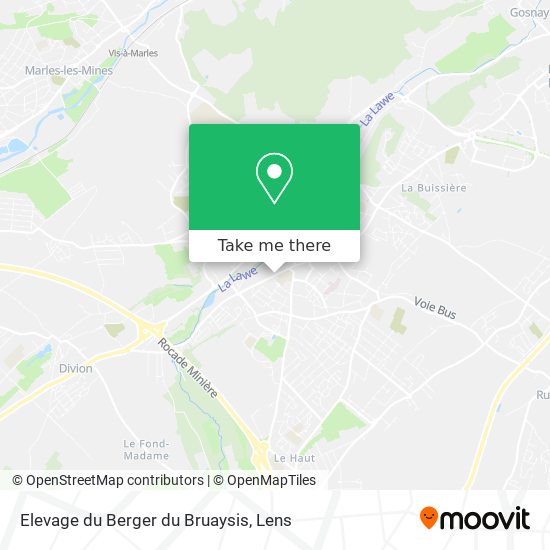 Elevage du Berger du Bruaysis map