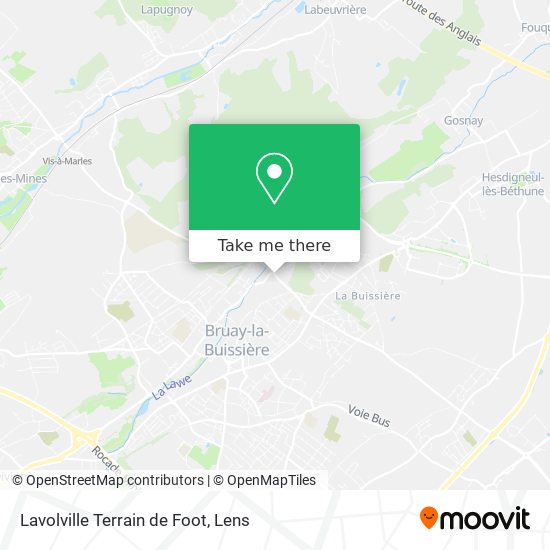 Mapa Lavolville Terrain de Foot
