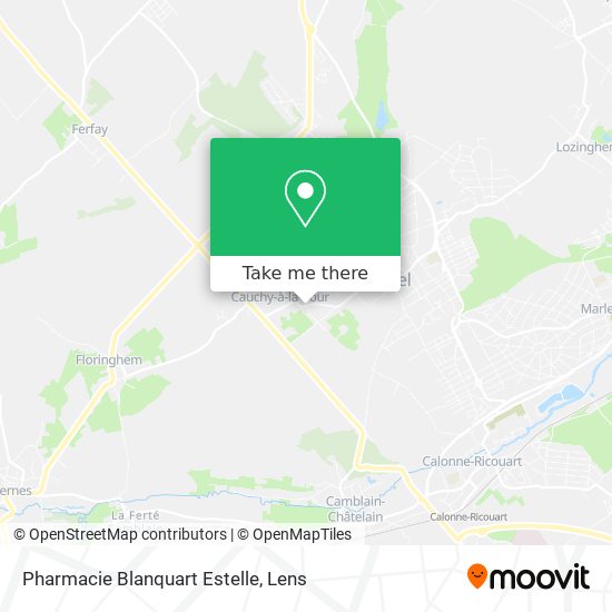 Pharmacie Blanquart Estelle map